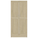 Book Cabinet Sonoma Oak 82.5x30.5x185.5 cm Engineered Wood