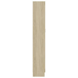 Book Cabinet Sonoma Oak 82.5x30.5x185.5 cm Engineered Wood