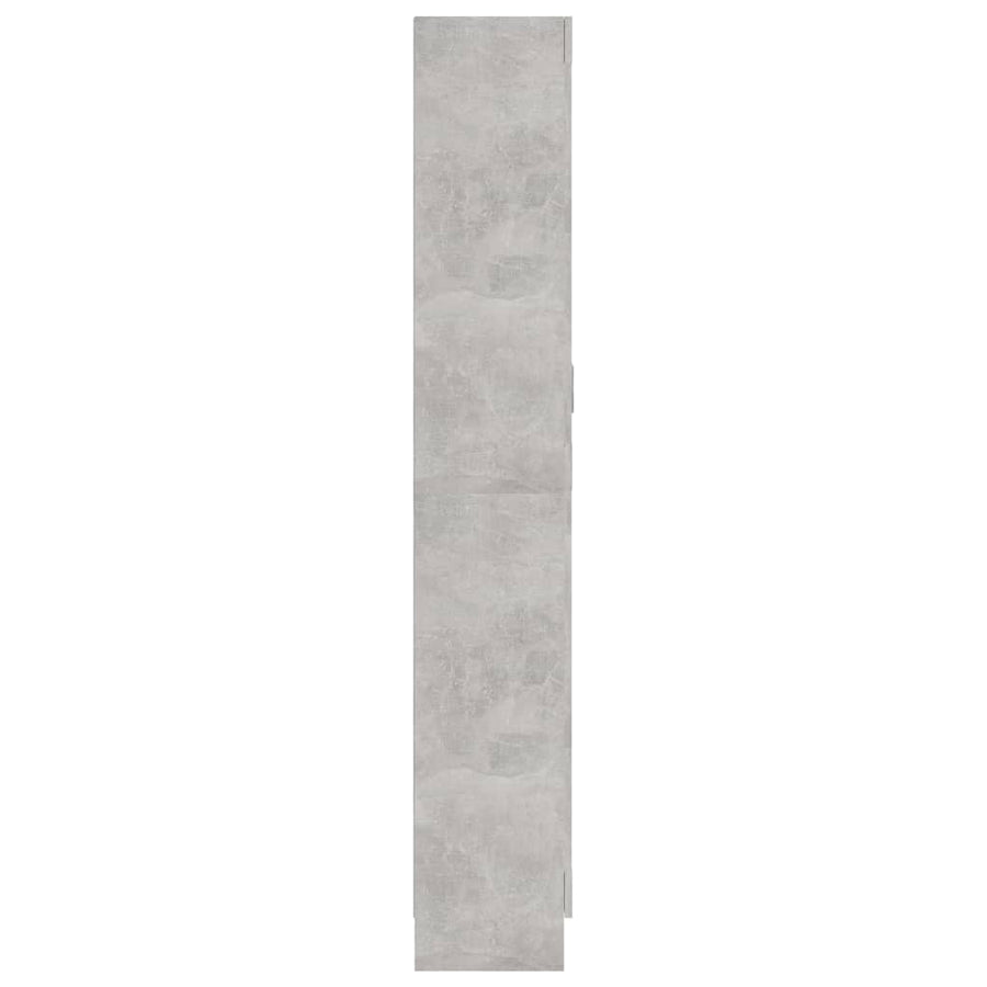 Book Cabinet Concrete Grey 82.5x30.5x185.5 cm Engineered Wood