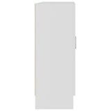 Vitrine Cabinet White 82.5x30.5x80 cm Engineered Wood