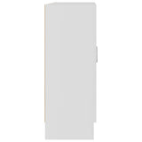 Vitrine Cabinet White 82.5x30.5x80 cm Engineered Wood - Close-Up Angle