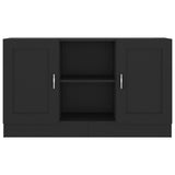 Sideboard Black 120x30.5x70 cm Engineered Wood