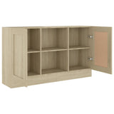 Sideboard Sonoma Oak 120x30.5x70 cm Engineered Wood - Top-Down View