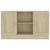 Sideboard Sonoma Oak 120x30.5x70 cm Engineered Wood - 45-Degree Angle