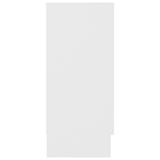 Vitrine Cabinet White 120x30.5x70 cm Engineered Wood