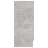 Vitrine Cabinet Concrete Grey 120x30.5x70 cm Engineered Wood