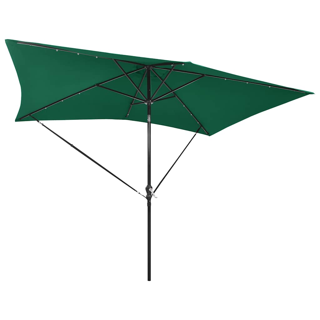 Wind Protection Band Set for Parasol Black Polypropylene