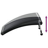 Curved Pool Solar Heating Panel 110x65 cm - Low Angle