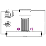 Curved Pool Solar Heating Panel 110x65 cm - Extra Image