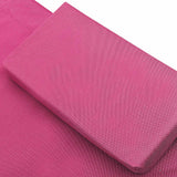 Outdoor Lounge Bed with Canopy and Pillows Pink - 45-Degree Angle