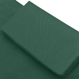 Outdoor Lounge Bed Fabric Green - 45-Degree Angle