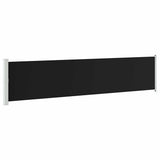 Patio Retractable Side Awning 140x600 cm Black