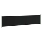Patio Retractable Side Awning 140x600 cm Black