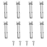 Patio Retractable Side Awning 140x600 cm Grey - Low Angle