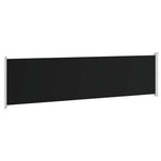Patio Retractable Side Awning 600x160 cm Black