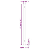 Patio Retractable Side Awning 600x160 cm Black - Extra Image