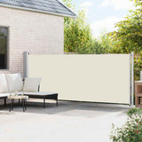Patio Retractable Side Awning 600x160 cm Cream