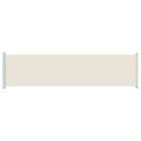 Patio Retractable Side Awning 600x160 cm Cream