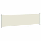 Patio Retractable Side Awning 600x160 cm Cream