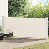 Patio Retractable Side Awning 600x160 cm Cream