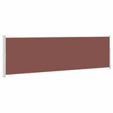 Patio Retractable Side Awning 600x170 cm Brown