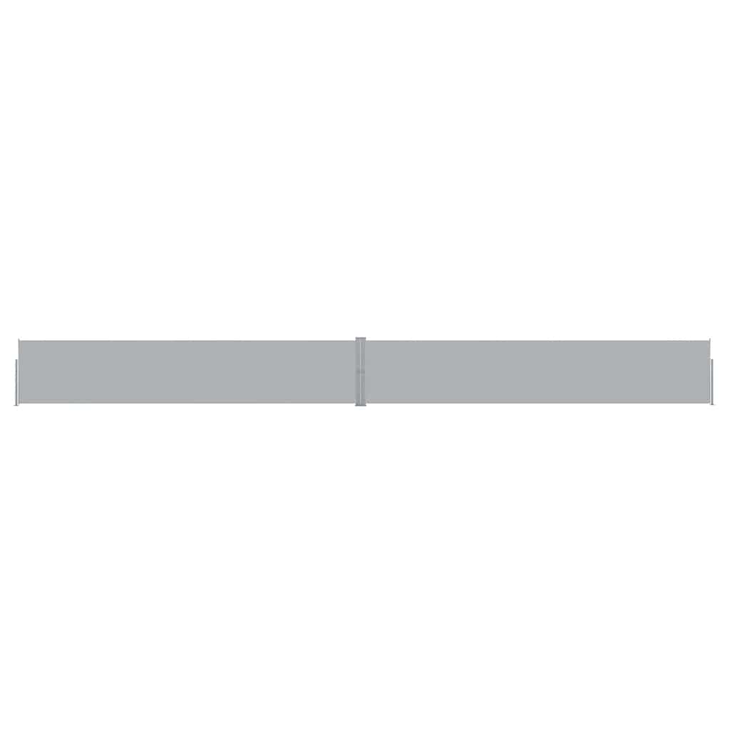 Patio Retractable Side Awning 140x1200 cm Anthracite