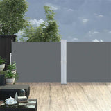 Patio Retractable Side Awning 140x1200 cm Anthracite