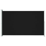 Patio Retractable Side Awning 180x300cm Black
