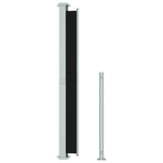 Patio Retractable Side Awning 180x314cm Black