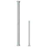 Patio Retractable Side Awning 180x300cm Black - 45-Degree Angle