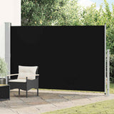 Patio Retractable Side Awning 180x300cm Black