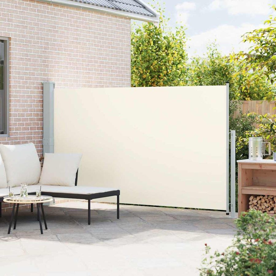 Patio Retractable Side Awning 180x314cm Cream