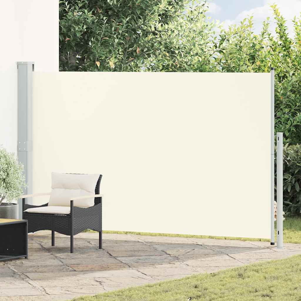 Patio Retractable Side Awning 180x300cm Cream