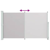 Patio Retractable Side Awning 180x300cm Grey - Close-Up Angle