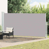 Patio Retractable Side Awning 180x500cm Grey