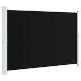 Patio Retractable Side Awning 200x300cm Black - Front View