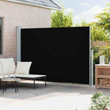 Patio Retractable Side Awning 200x300cm Black - Side View
