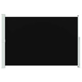 Patio Retractable Side Awning 200x300cm Black