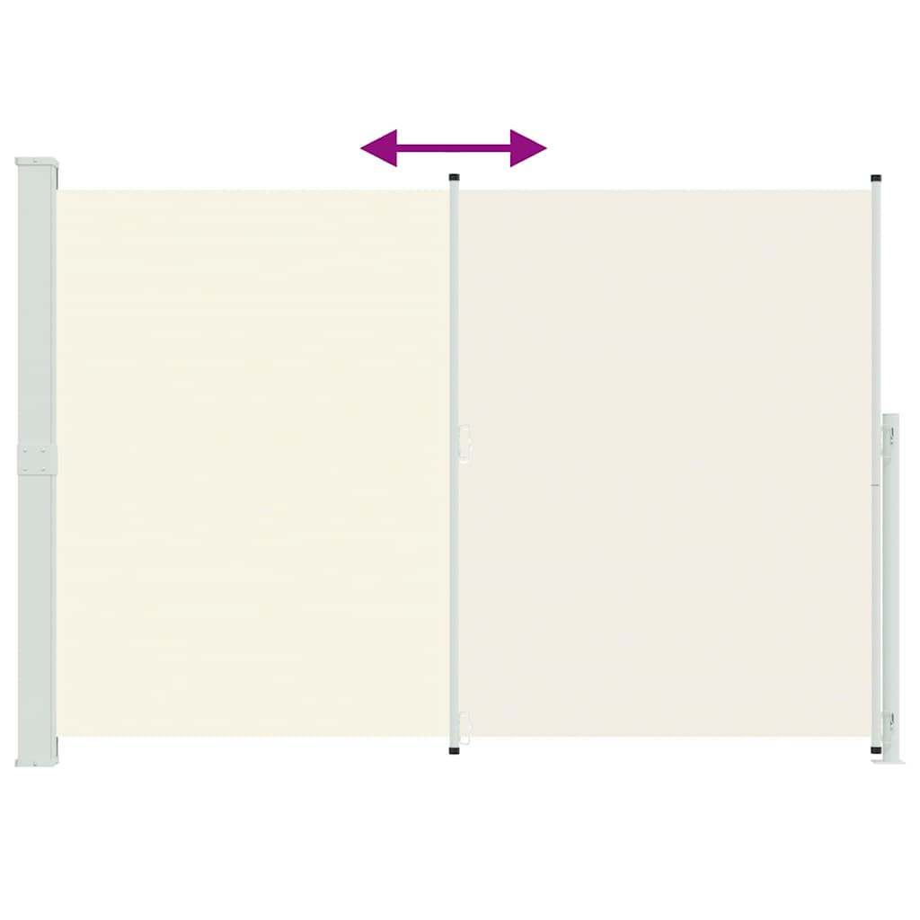 Patio Retractable Side Awning 200x300cm Cream