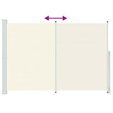 Patio Retractable Side Awning 200x300cm Cream - Close-Up Angle