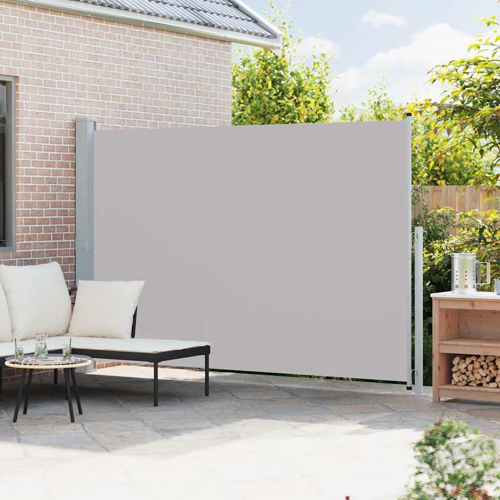 Patio Retractable Side Awning 200x314cm Grey