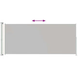 Patio Retractable Side Awning 200x500cm Cream