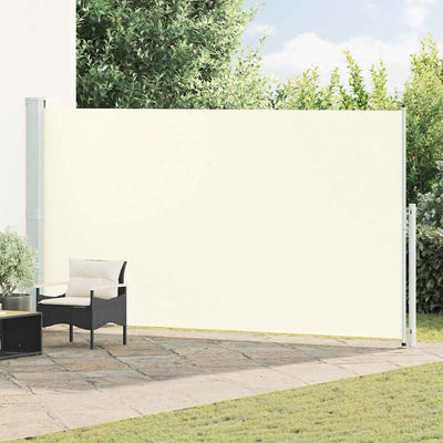 Patio Retractable Side Awning 200x514cm Cream
