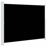Patio Retractable Side Awning 220x300cm Black