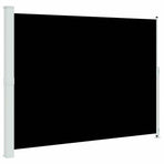 Patio Retractable Side Awning 220x314cm Black