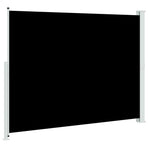 Patio Retractable Side Awning 220x314cm Black