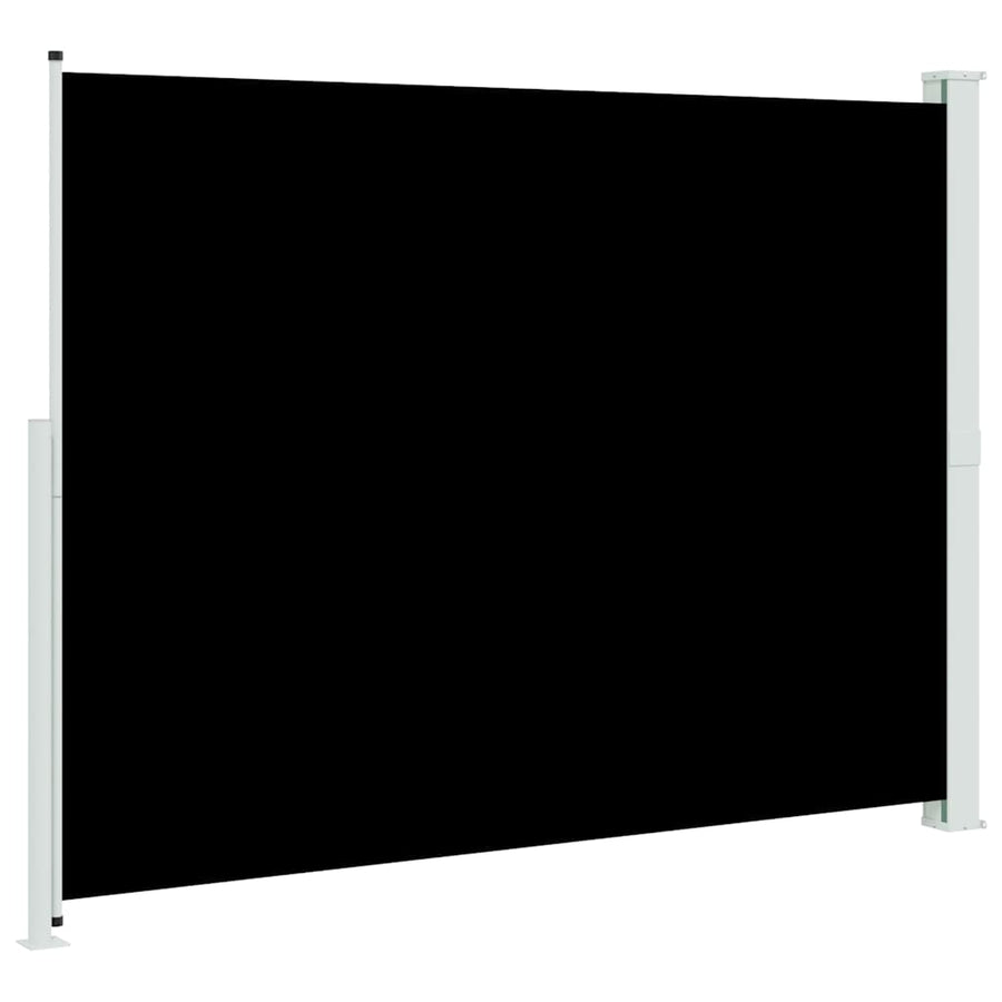 Patio Retractable Side Awning 220x314cm Black