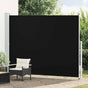 Patio Retractable Side Awning 220x314cm Black