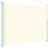 Patio Retractable Side Awning 220x300cm Cream - Front View