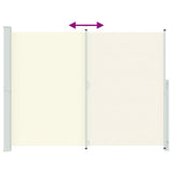 Patio Retractable Side Awning 220x300cm Cream - Close-Up Angle